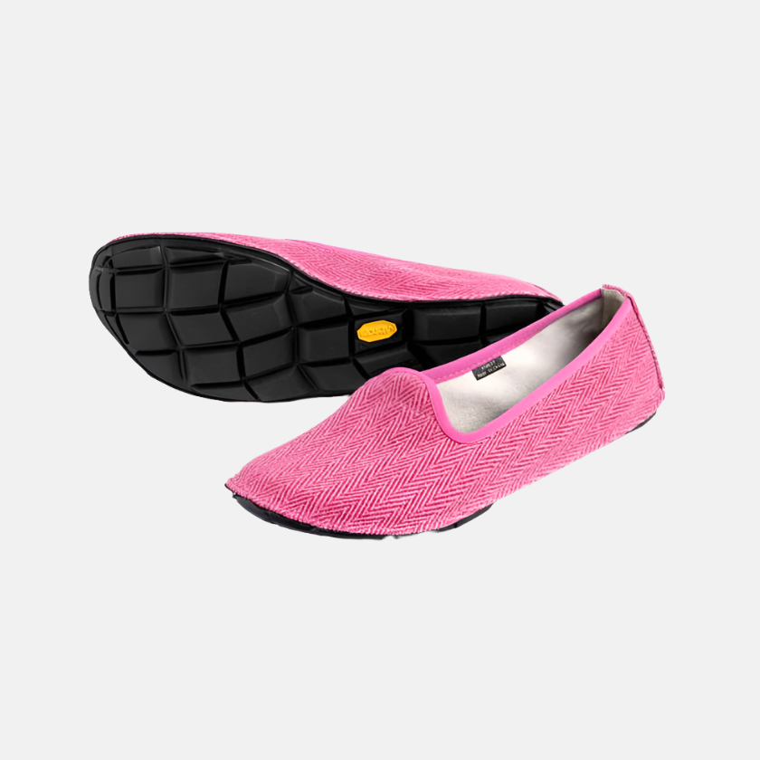 Vibram OneQ Slipon Velvet Women's Casual Shoes -Magenta