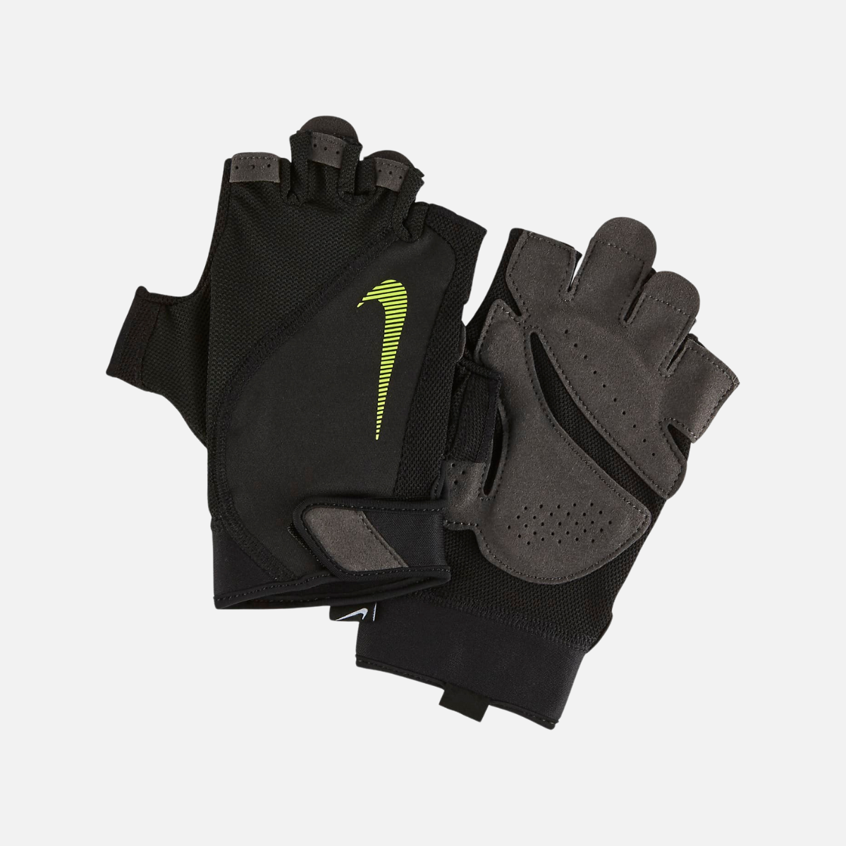 Nike Men's Training Gloves -Black/Dark Grey/Black/Volt