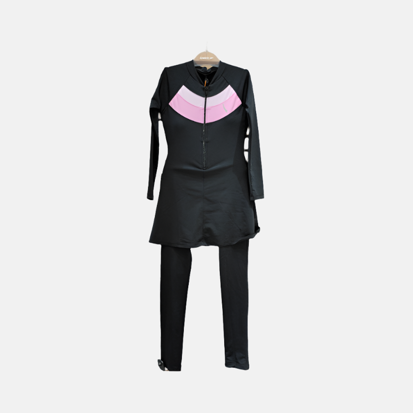 Dive Women's Swimming Costume -Black/Pink