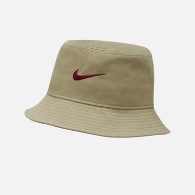 Nike Apex Swoosh Bucket Hat -Neutral Olive/Night Maroon