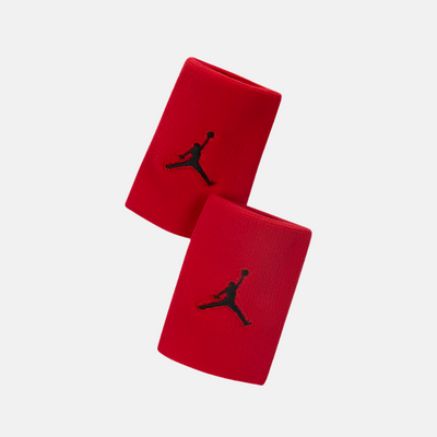 Nike Jordan Jumpman Wristbands - Black/White/Gym Red/Black