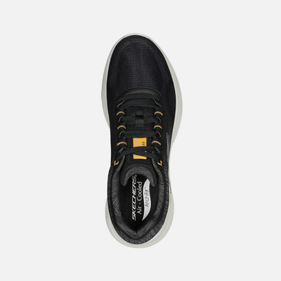 Skechers Arch Fit Infinity Men's Marathon Running Shoes -Black/Yellow