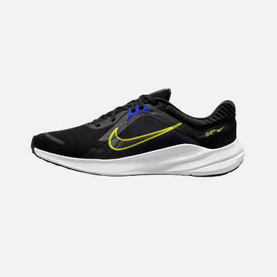 Nike Quest 5 Men's Road Running Shoes -Black/Racer Blue/White/High Voltage