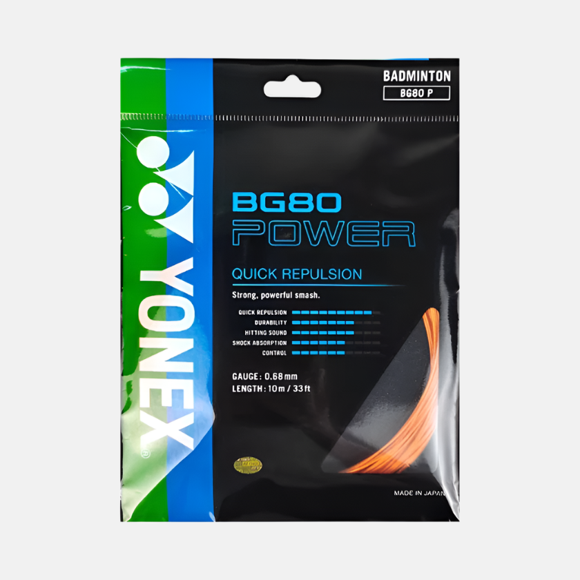 Yonex BG 80 Power Badminton String -White