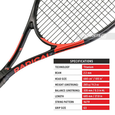 HEAD Ti Radical Elite 2022 Tennis Racquet – Power Meets Precision