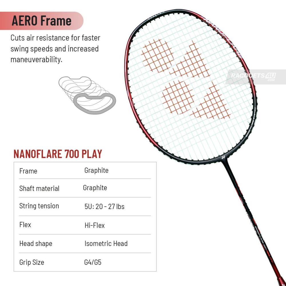 Yonex Nanoflare 001 Ability Badminton Racquet -Black/Red – Gambol