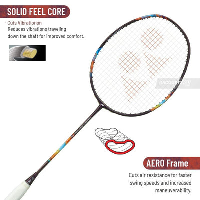 Yonex Nanoflare 700 Pro Badminton Racquet (Midnight Purple,Unstrung)