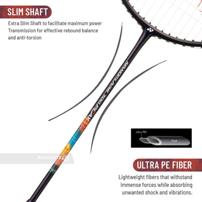 Yonex Nanoflare 700 Pro Badminton Racquet (Midnight Purple,Unstrung)