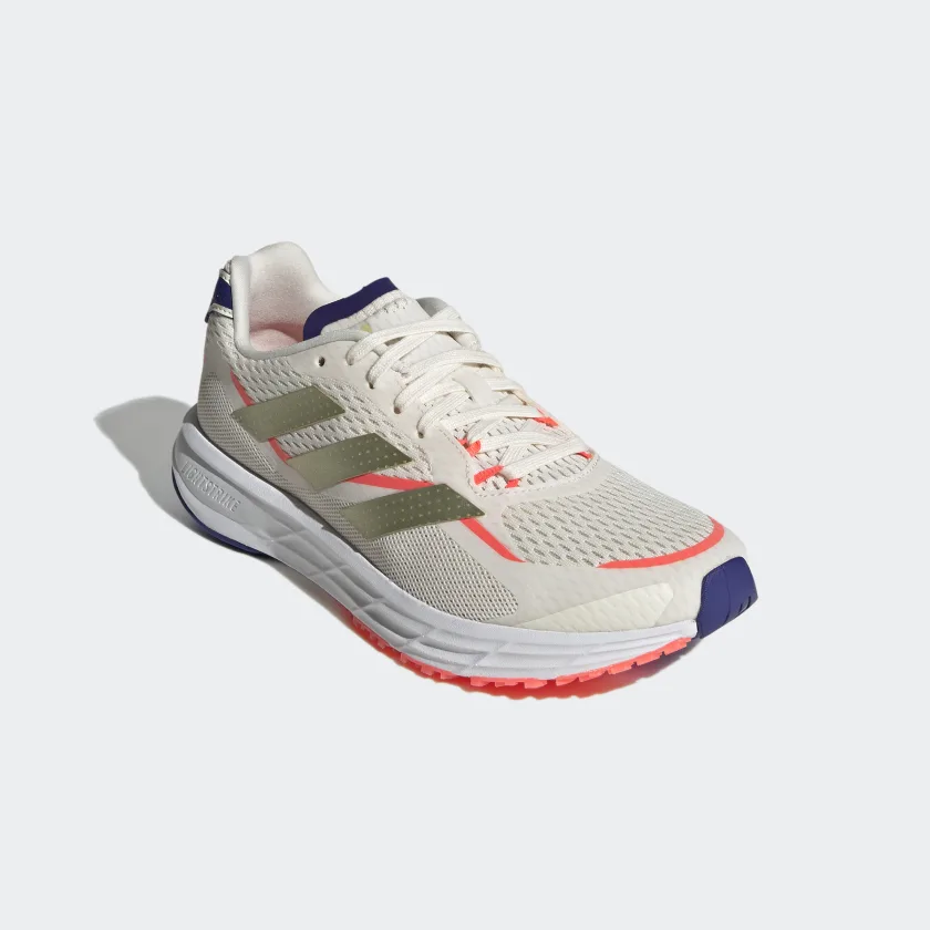 Adidas SL20.3 Womens Running Shoes Chalk White Sandy Beige Met