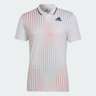 Adidas Melbourne Tennis Freelift Polo Shirt -White