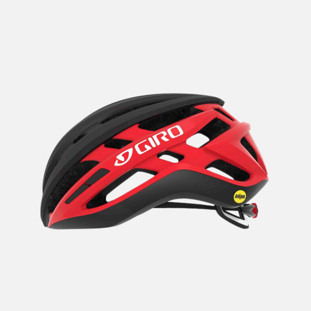 Giro Agilis MIPS Cycling Helmet (S,M,L) - Matte Black/Bright Red