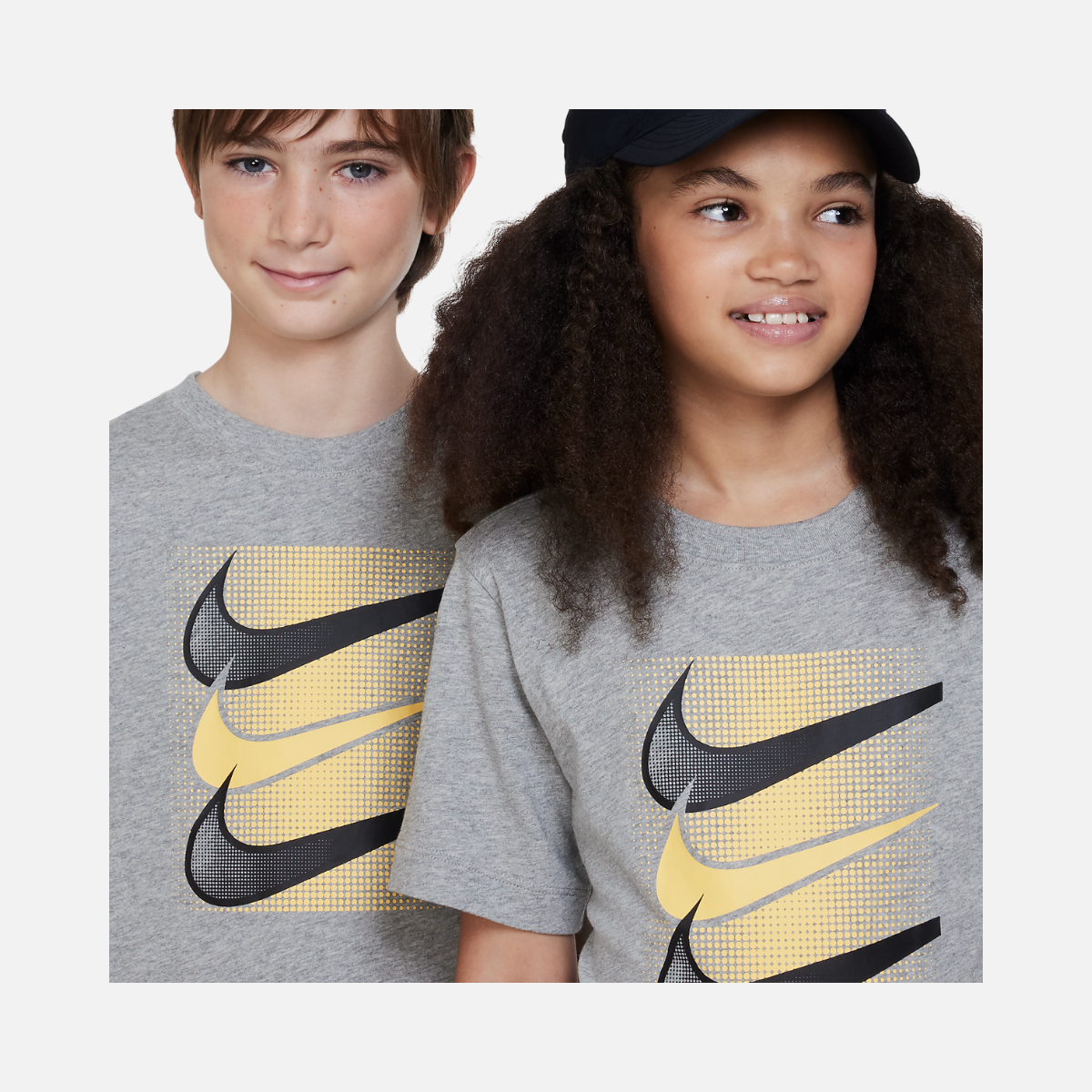 Nike Sportswear Older Kid's T-Shirt -Dark Grey Heather