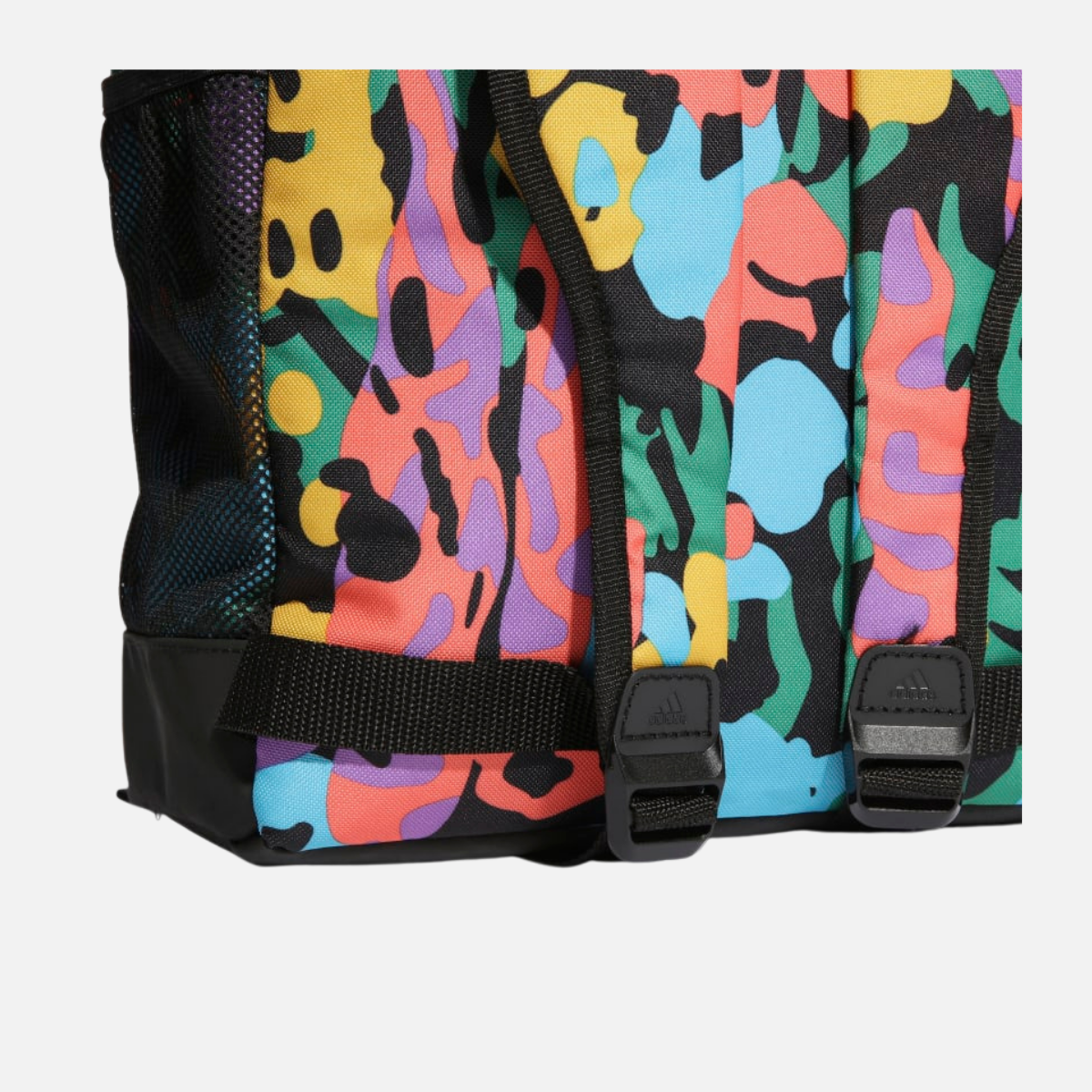 Adidas Brand with the 3 Strips Backpack -Multicolor / Black / White