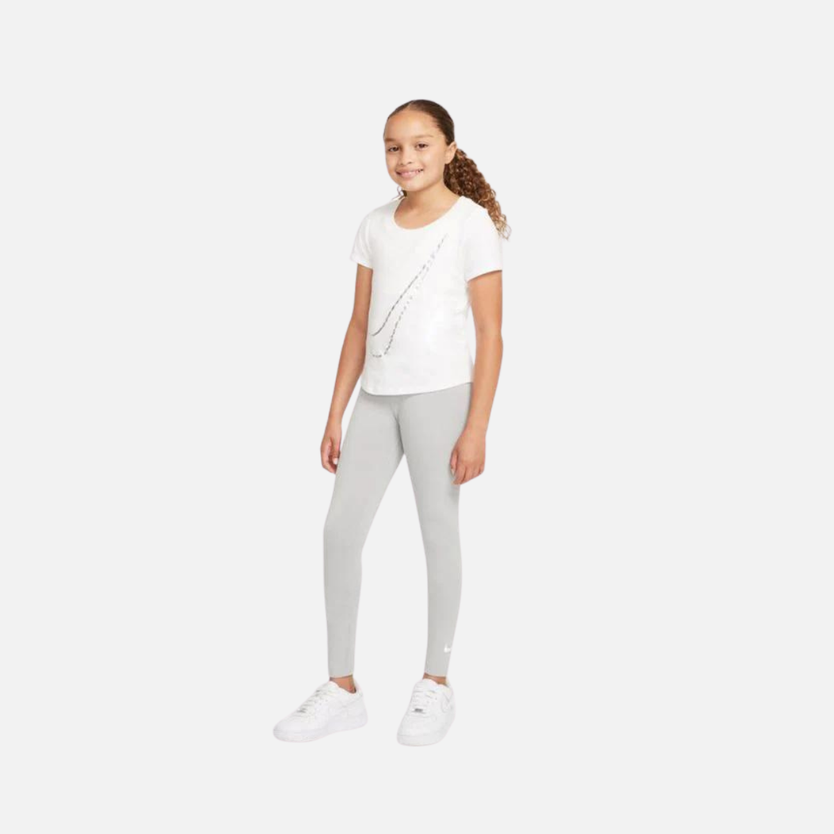 Nike Sportswear Favorites Leggings -Grey/White