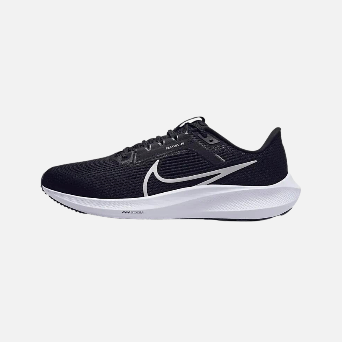 Nike Pegasus 40 Men's Road Running Shoes -Black/Iron Grey/White