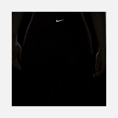 Nike Fast Womens Mid-Rise 7/8 Running Leggings With Pocket -Black