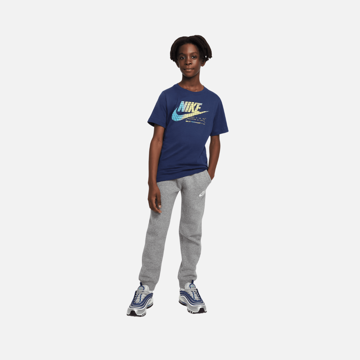Nike Sports Boy kids T-shirt -Midnight Navy