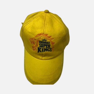 IPL Chennai Super Kings (CSK) Cotton Caps -Yellow