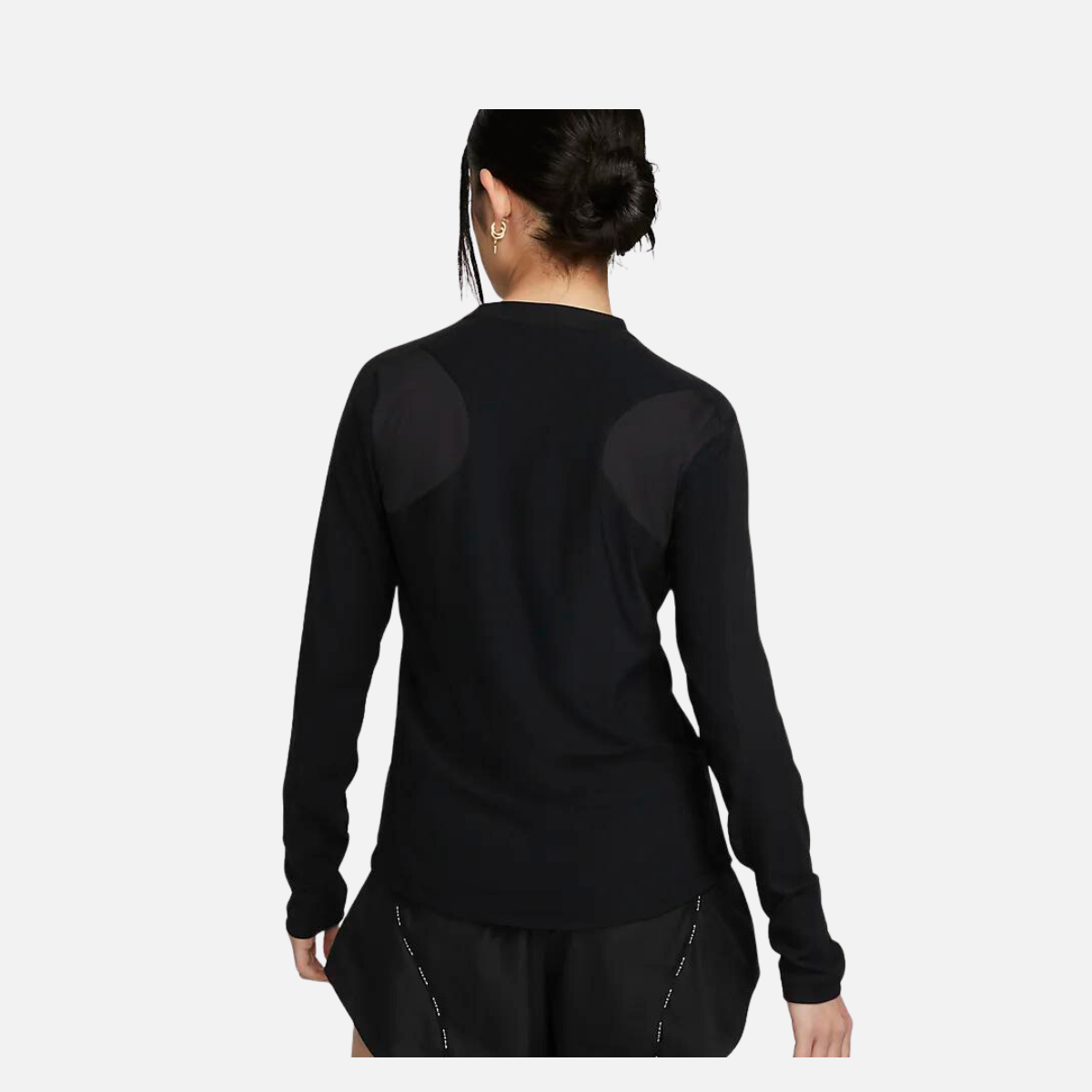 Nike air dry fit Women's Long Sleeve Running Top-Black