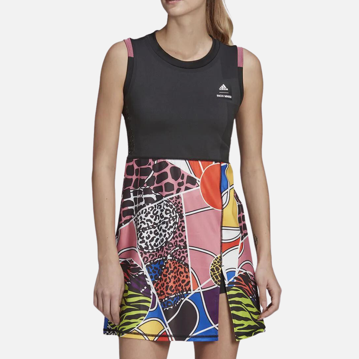 Adidas Rich Manisi Tennis Primeknit Dress -Black