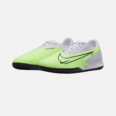 Nike Phantom GX Academy IC Indoor Court Football Shoes -Barely Volt/Barely Grape/Gridiron