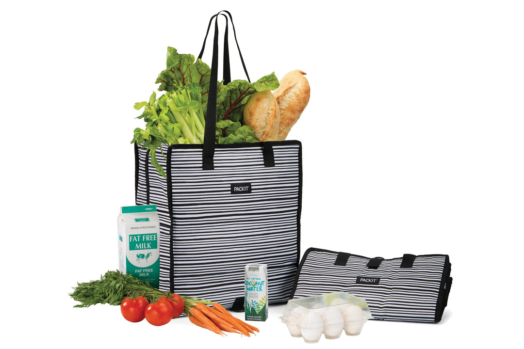 PackIt Freezable Grocery Shopping Bag with Zip Closure Gambol