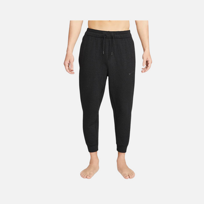 Nike Yoga Dri-Fit Mens  Textured Pants -Black/Black