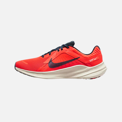 Nike Quest 5 Men's Road Running Shoes -Bright Crimson/Light Orewood Brown/White/Obsidian