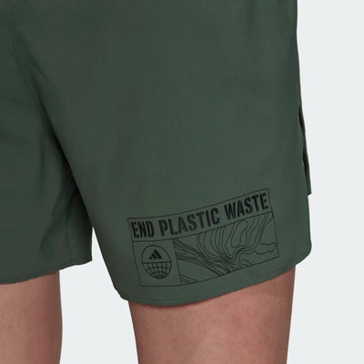 Adidas Designed For Running For The Oceans Men's Shorts - Green