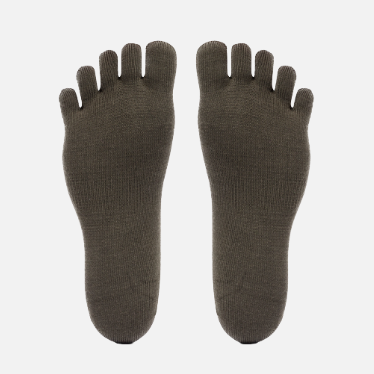 Vibram Five-Finger Wool-Blend Crew Socks (Militrary Green)