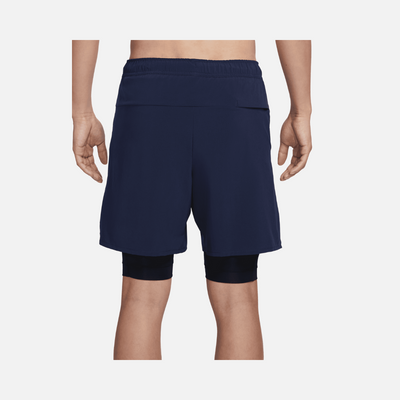 Nike Dri-Fit Unlimited Mens 2in1 Versatile Shorts -Obsidian/Black/Black/Obsidian