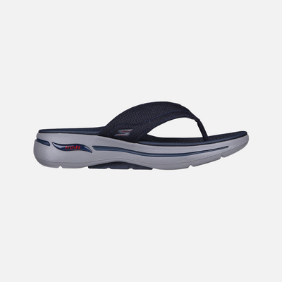 Skechers Men's GOwalk Arch Fit On-The-GO Slippers -Navy/Red
