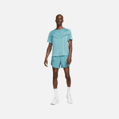 Nike Dri-Fit ADV TechKnit Ultra Men's Short-Sleeve Running Top -Faded Spruce/Mineral Teal