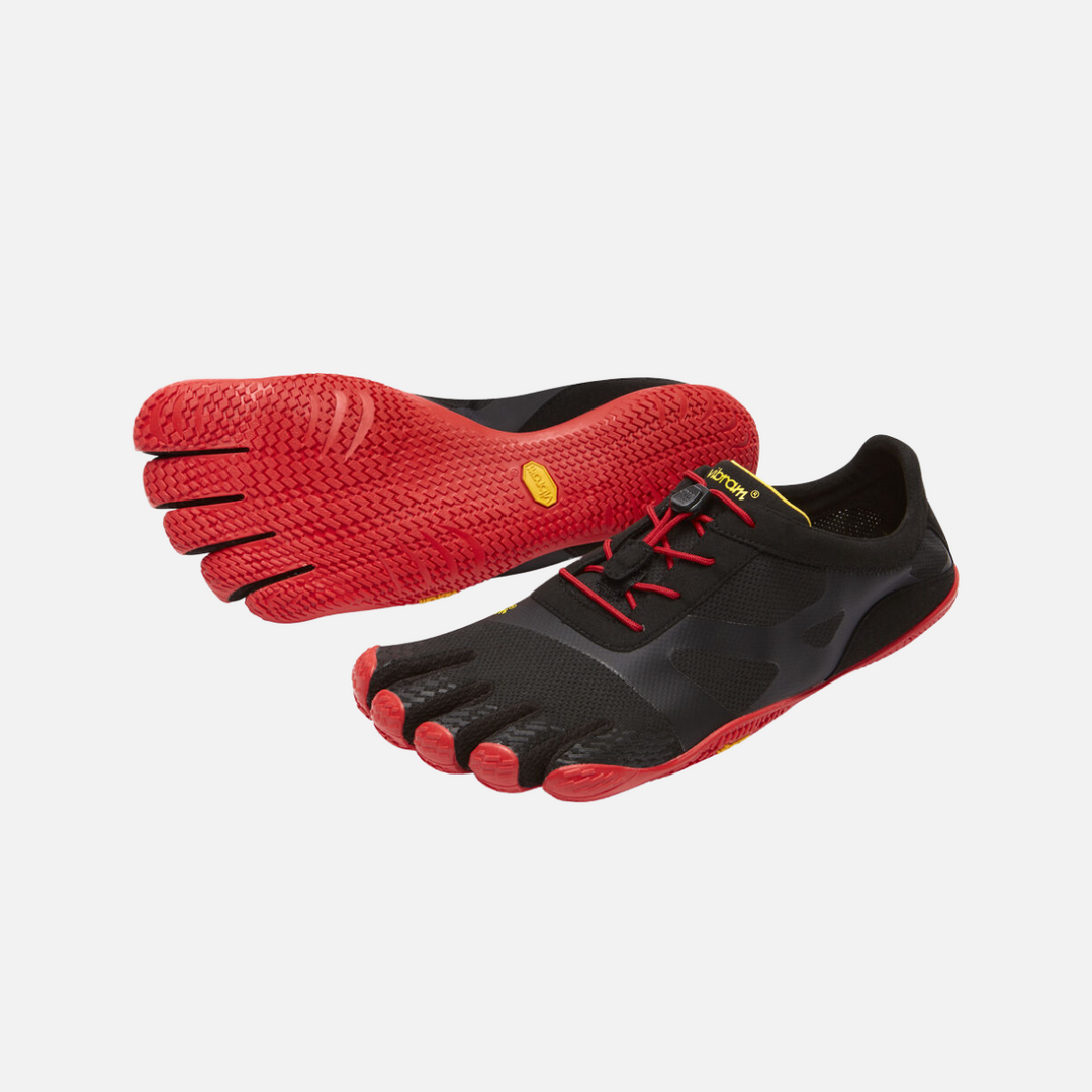 Vibram Kso Evo Mens Barefoot Training Footwear (Black-Red) – Gambol Vibram Kso Evo Mens Barefoot Training Footwear (Black-Red) – Gambol