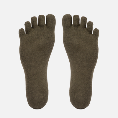 Vibram Five Fingers Socks No Show 1pair (Military Green)