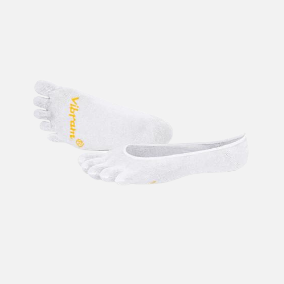 Vibram Five Finger Ghost 5Toe Socks 1pair (White)