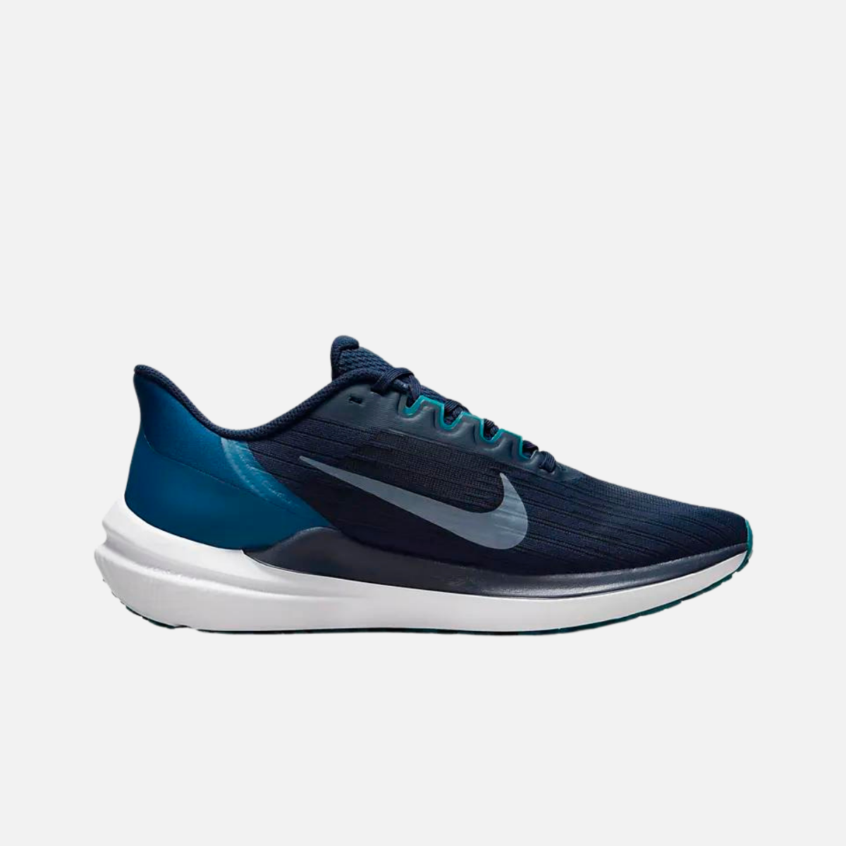 Nike Winflo 9 Mens Road Running Shoes -Obdesian/Valerian Blue/Bright Spruce/Barely Green