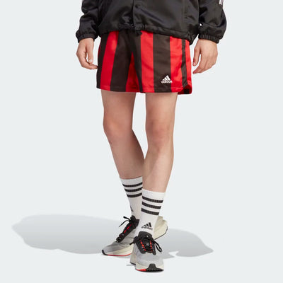 Adidas Satin Shorts - Better Scarlet
