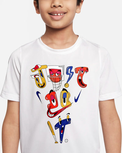 Nike Dri-FIT JDI Big Kids' (Boys') T-Shirt (White)