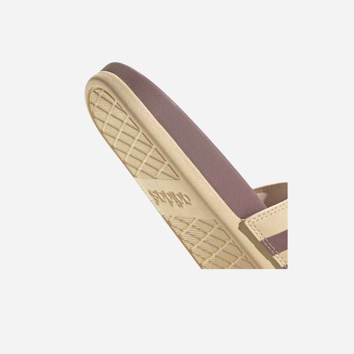 Adidas Adilette comfort slides-Purple/Sand Strata