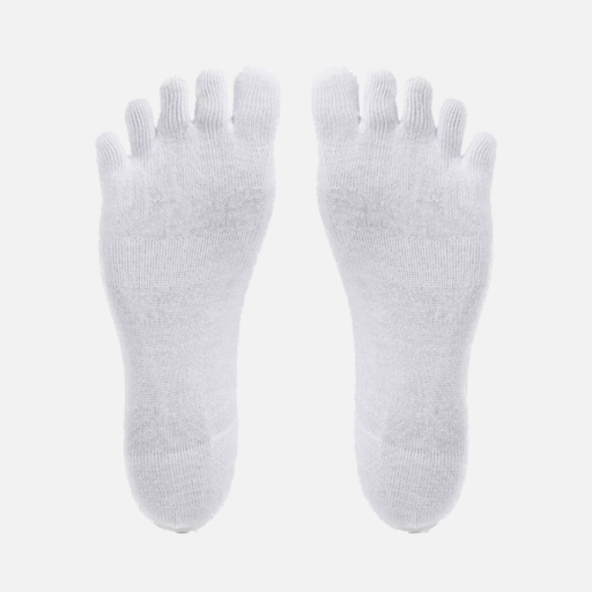 Vibram Five Fingers Socks No Show 1pair (White)