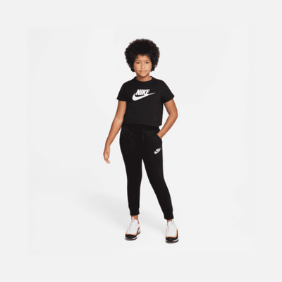 Nike Sportswear Women's TEE CROP FUTURA -Black