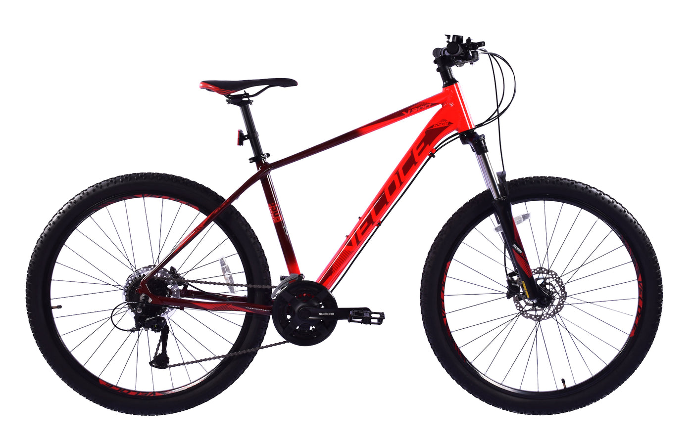 Veloce V300 Bicycle - Black Red