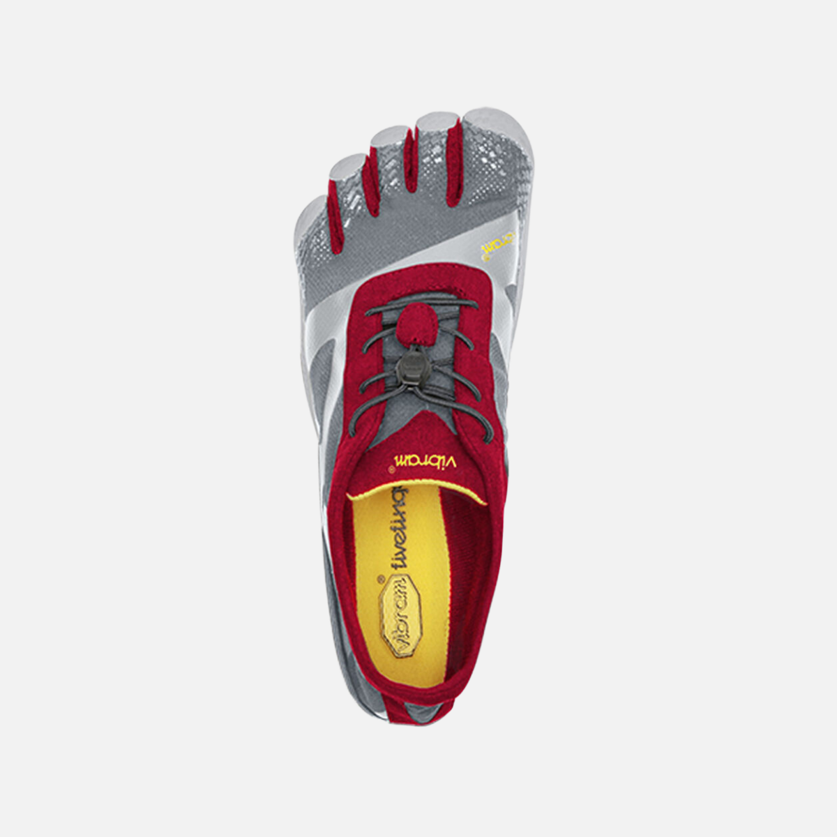 Vibram Kso Evo Mens Barefoot Training Footwear (Grey-Red)