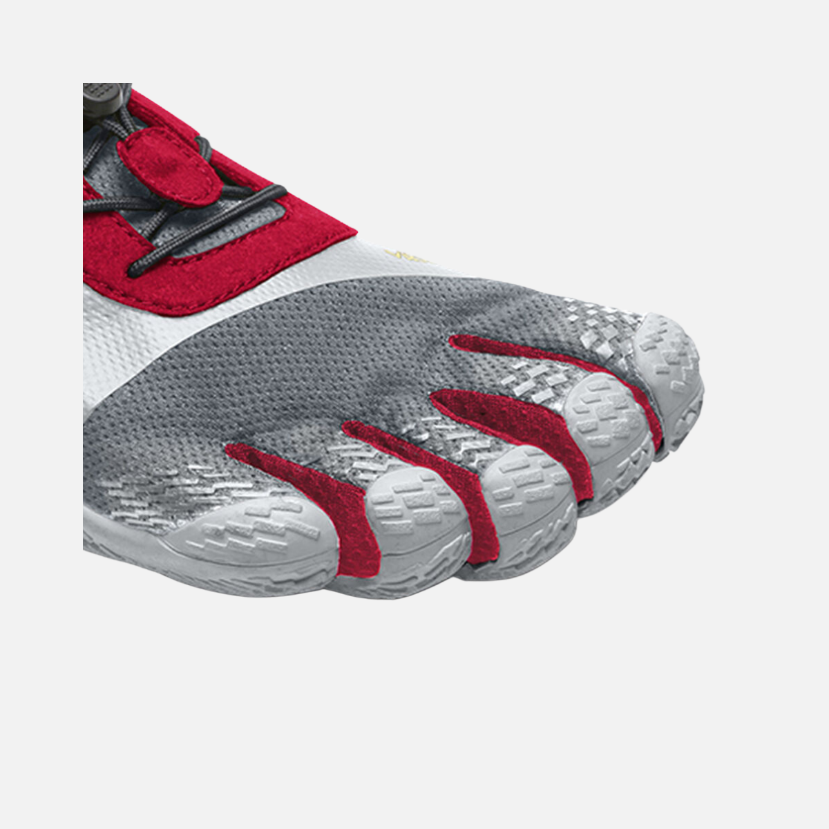 Vibram Kso Evo Mens Barefoot Training Footwear (Grey-Red)