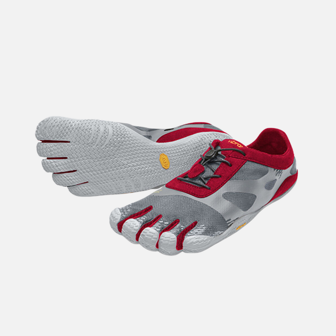 Vibram Kso Evo Mens Barefoot Training Footwear (Grey-Red) – Gambol Vibram Kso Evo Mens Barefoot Training Footwear (Grey-Red) – Gambol