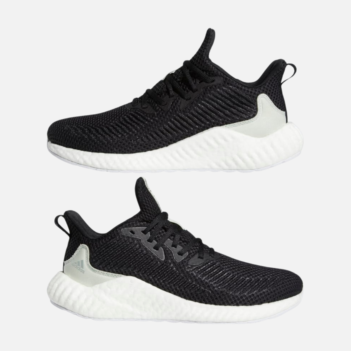 Adidas Alphaboost Parley Shoes Core Black Linen Green Cloud White
