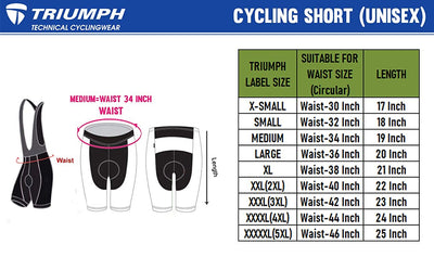 Triumph Equipe Cycling Unisex Short - Black