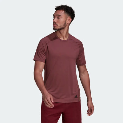 Adidas Men's Yoga Training Tshirt -Maroon