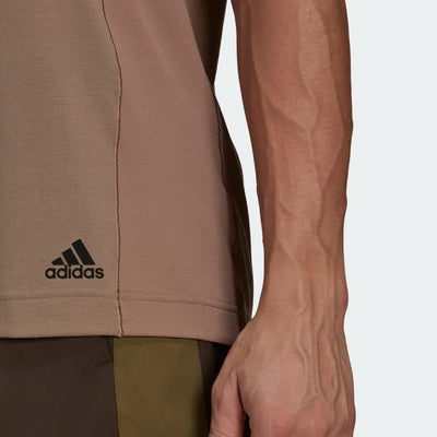 Adidas Men's Yoga Training Tshirt -Brown